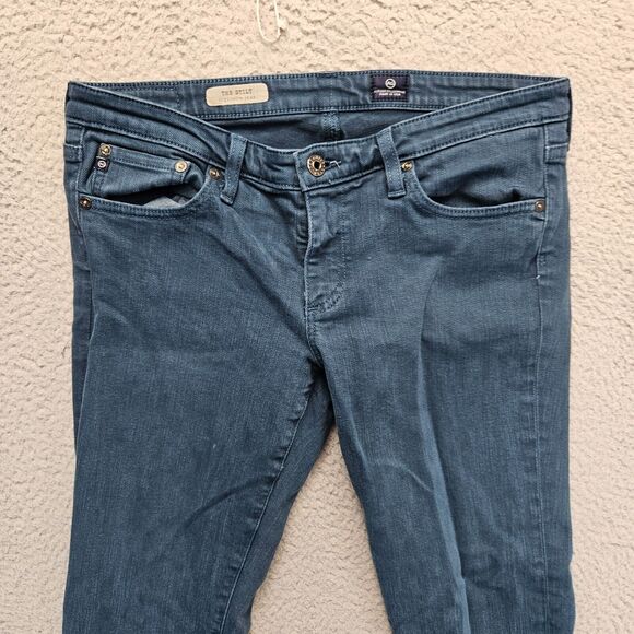 Adriano Goldschmied Jeans Size 31R Blue‎ The Stilt Cigarette Jean - Picture 2 of 10